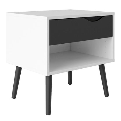 Oslo Bedside 1 Drawer - NIXO Furniture.com