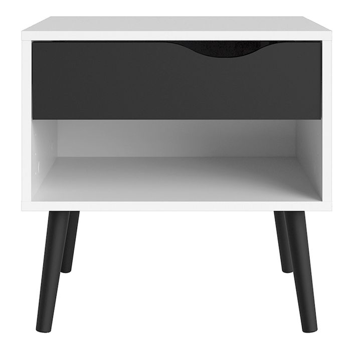 Oslo Bedside 1 Drawer - NIXO Furniture.com