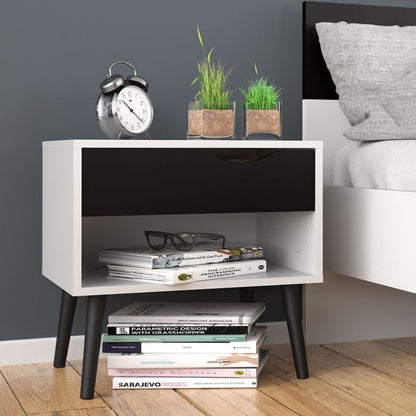 Oslo Bedside 1 Drawer - NIXO Furniture.com