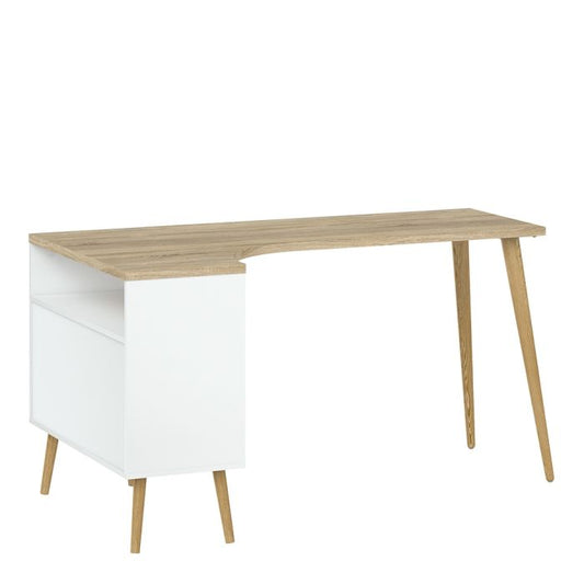 Oslo Desk 2 Drawer - NIXO Furniture.com