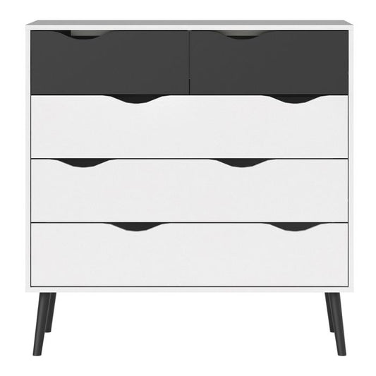 Oslo Chest of 5 Drawers - NIXO Furniture.com