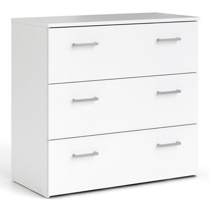 Space Chest of 3 Drawers in White - NIXO Furniture.com