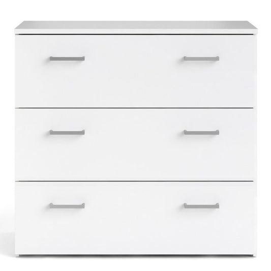 Space Chest of 3 Drawers in White - NIXO Furniture.com