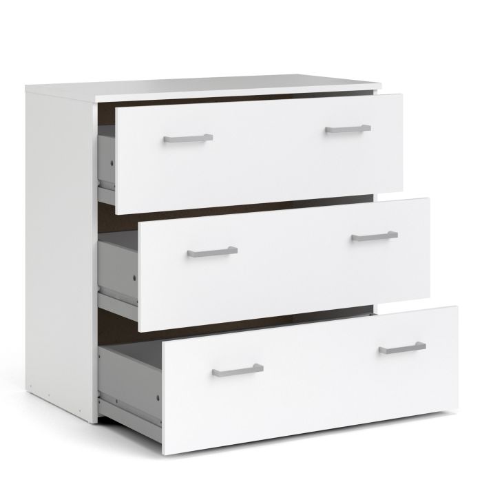 Space Chest of 3 Drawers in White - NIXO Furniture.com
