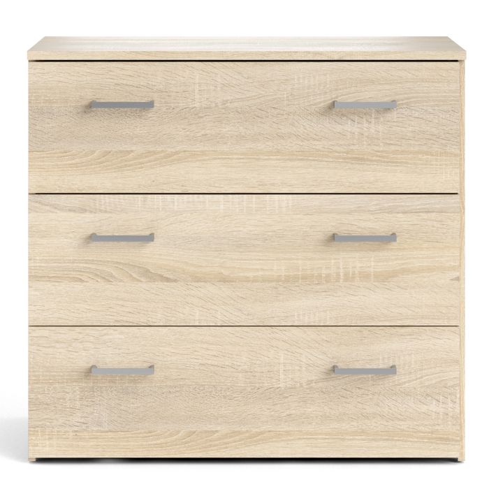 Space Chest of 3 Drawers in Oak - NIXO Furniture.com