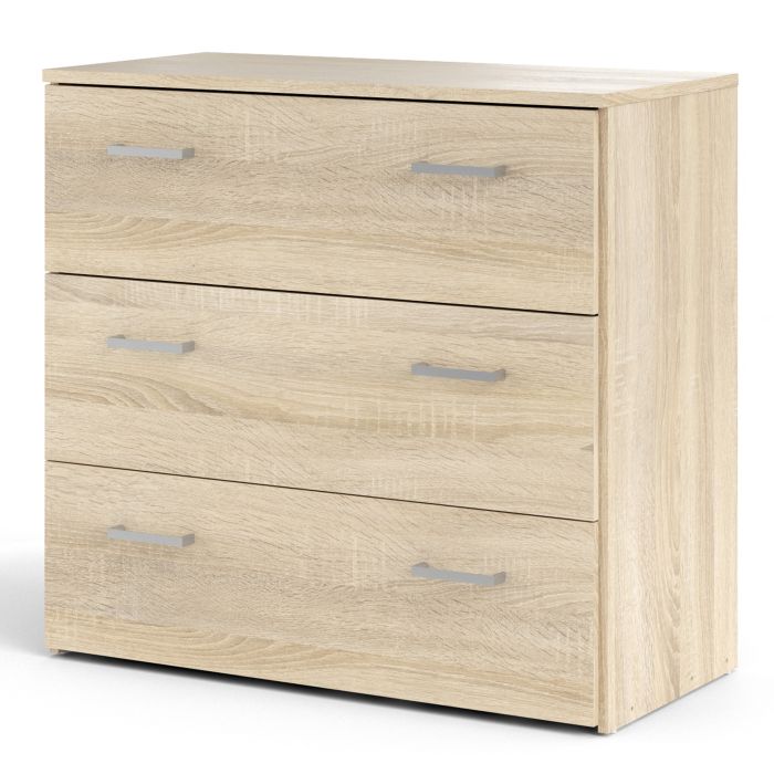 Space Chest of 3 Drawers in Oak - NIXO Furniture.com