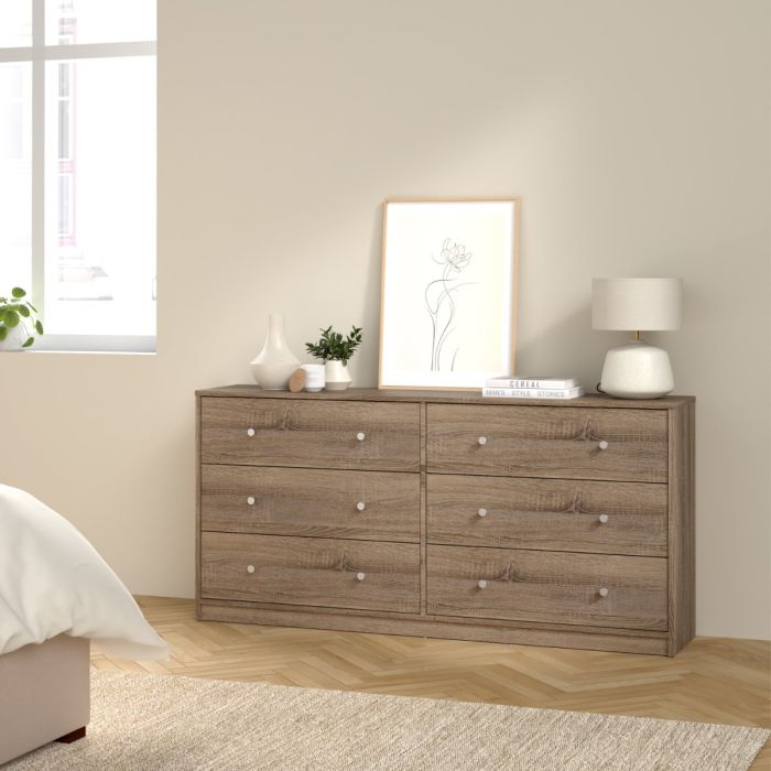 May Chest of 6 Drawers (3+3) - NIXO Furniture.com