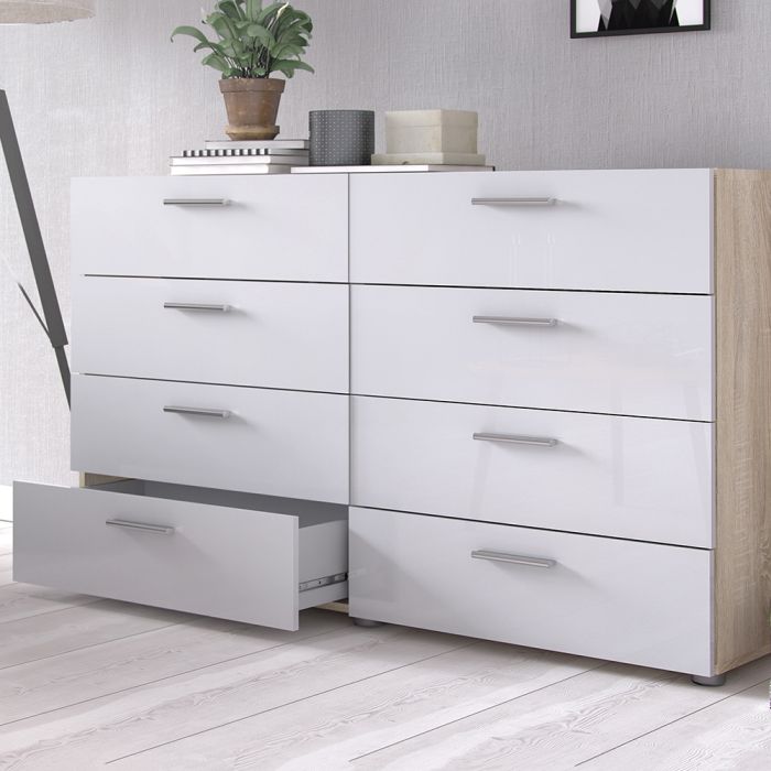 Pepe Wide Chest of 8 Drawers - NIXO Furniture.com