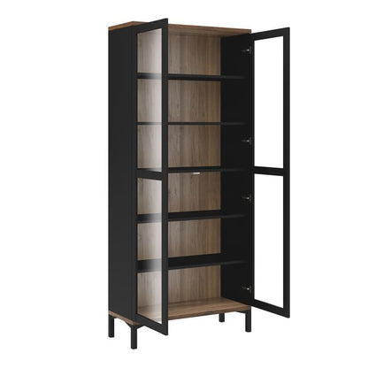 Roomers Display Cabinet Glazed 2 Doors - NIXO Furniture.com