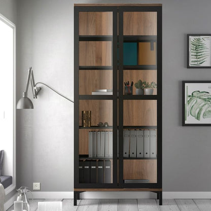 Roomers Display Cabinet Glazed 2 Doors - NIXO Furniture.com