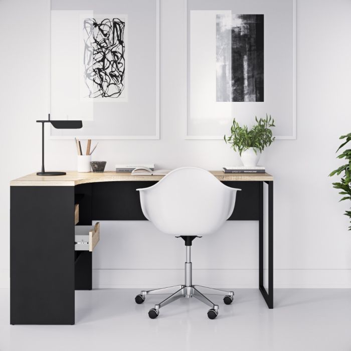 Function Plus Corner Desk 2 Drawers - NIXO Furniture.com