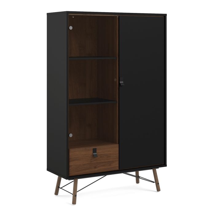 Ry China Cabinet 1 Door 1 Glass Door 1 Drawer - NIXO Furniture.com