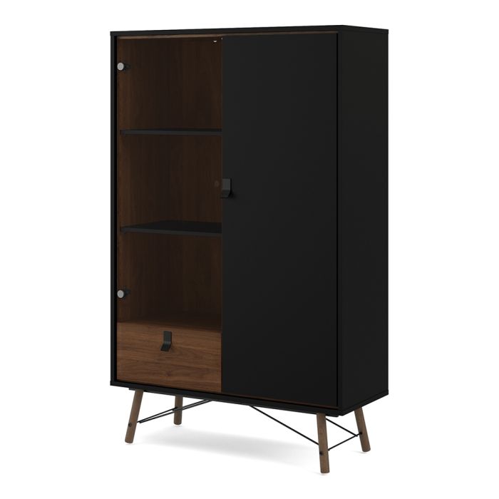 Ry China Cabinet 1 Door 1 Glass Door 1 Drawer - NIXO Furniture.com