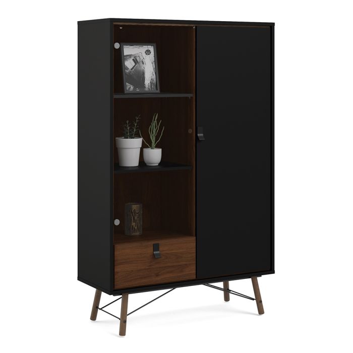 Ry China Cabinet 1 Door 1 Glass Door 1 Drawer - NIXO Furniture.com