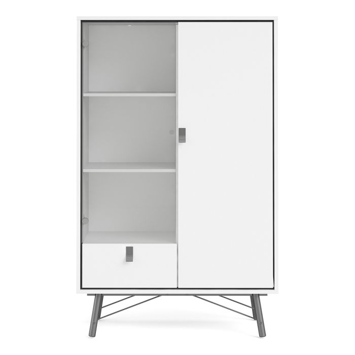 Ry China Cabinet 1 Door 1 Glass Door 1 Drawer - NIXO Furniture.com