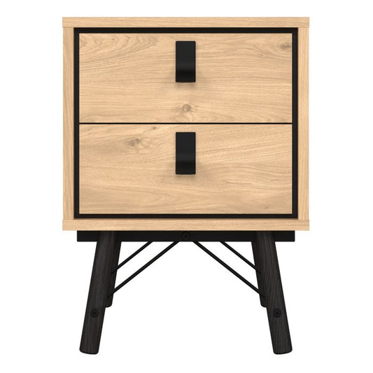 Ry Bedside Cabinet 2 Drawer - NIXO Furniture.com