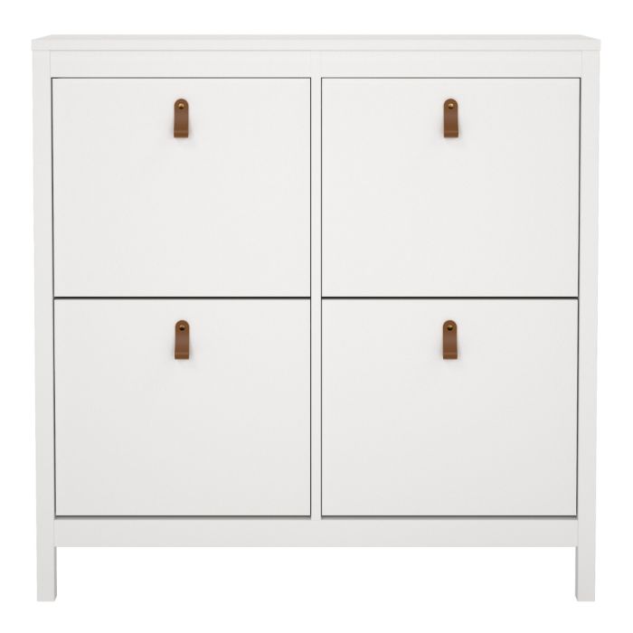 Barcelona Shoe Cabinet 4 Flip Down Doors - NIXO Furniture.com
