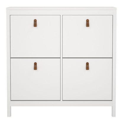 Barcelona Shoe Cabinet 4 Flip Down Doors - NIXO Furniture.com