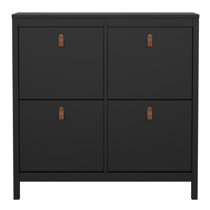 Barcelona Shoe Cabinet 4 Flip Down Doors - NIXO Furniture.com