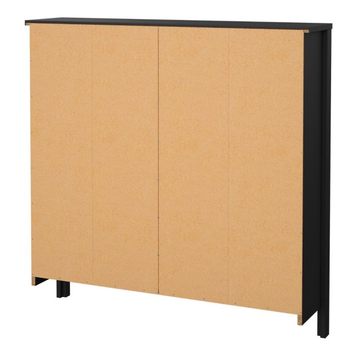 Barcelona Shoe Cabinet 4 Flip Down Doors - NIXO Furniture.com