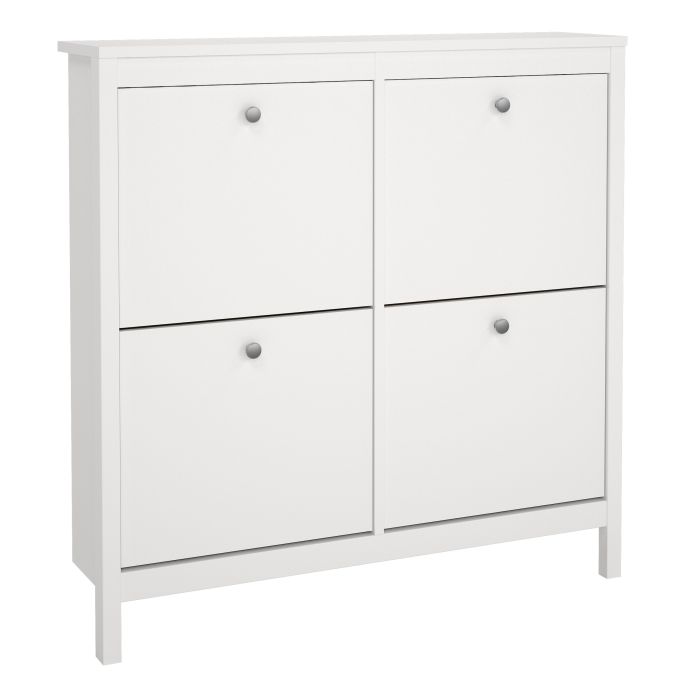 Madrid Shoe Cabinet 4 Flip Down Doors - NIXO Furniture.com