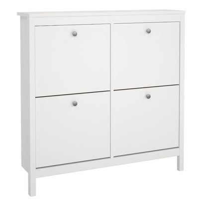 Madrid Shoe Cabinet 4 Flip Down Doors - NIXO Furniture.com