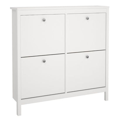 Madrid Shoe Cabinet 4 Flip Down Doors - NIXO Furniture.com