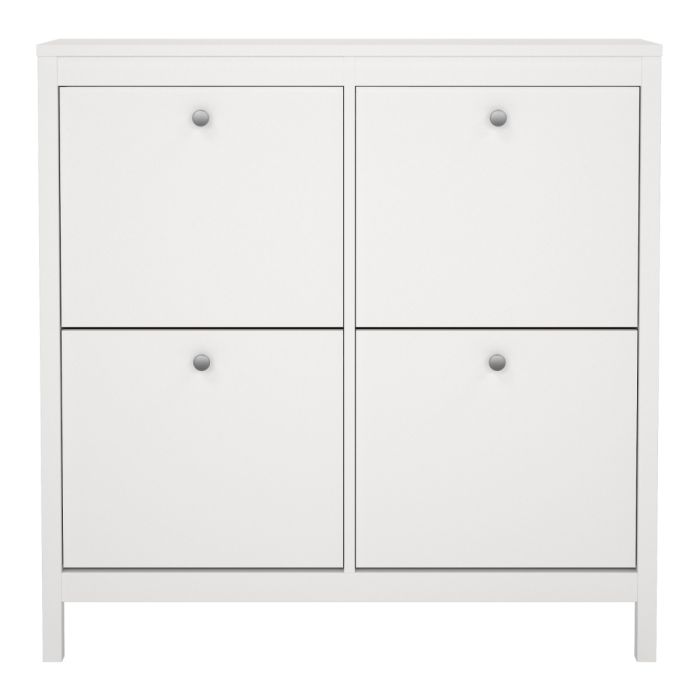 Madrid Shoe Cabinet 4 Flip Down Doors - NIXO Furniture.com