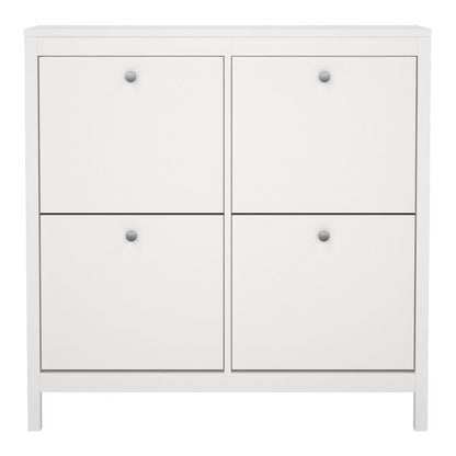 Madrid Shoe Cabinet 4 Flip Down Doors - NIXO Furniture.com