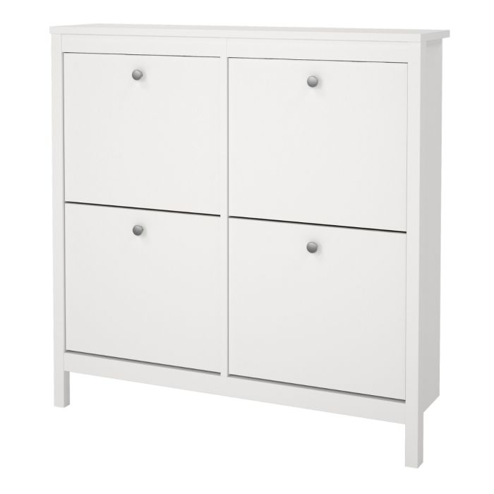 Madrid Shoe Cabinet 4 Flip Down Doors - NIXO Furniture.com