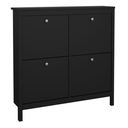 Madrid Shoe Cabinet 4 Flip Down Doors - NIXO Furniture.com