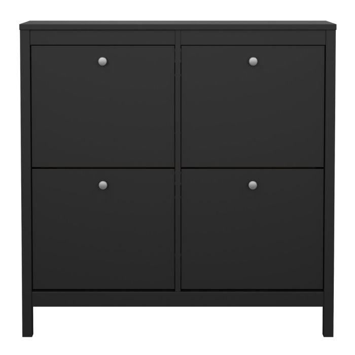 Madrid Shoe Cabinet 4 Flip Down Doors - NIXO Furniture.com