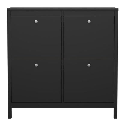 Madrid Shoe Cabinet 4 Flip Down Doors - NIXO Furniture.com