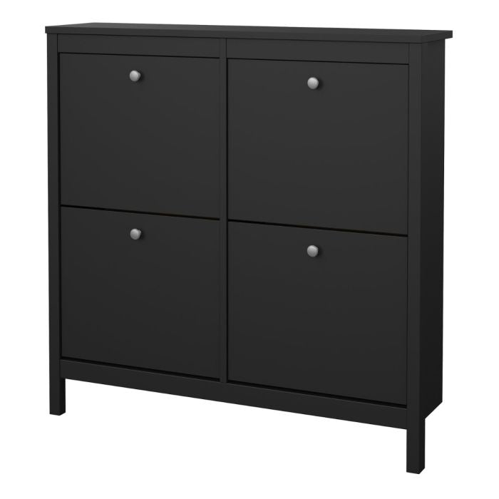 Madrid Shoe Cabinet 4 Flip Down Doors - NIXO Furniture.com