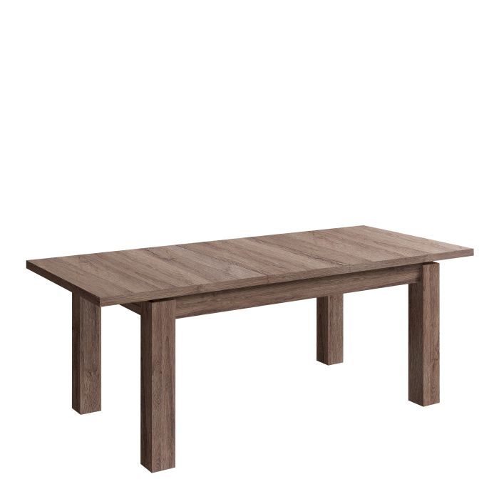 Corona Extending Dining 160-207cm Table in Tabak Oak - NIXO Furniture.com