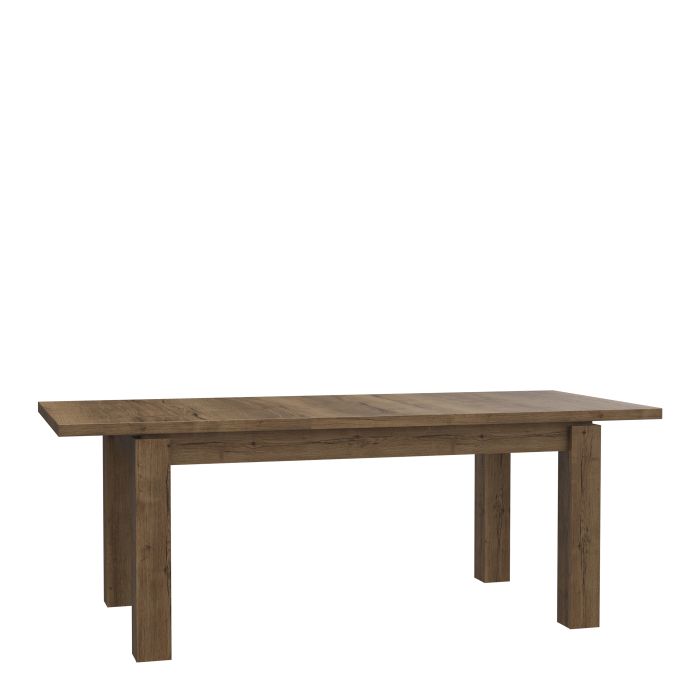 Corona Extending Dining 160-207cm Table in Tabak Oak - NIXO Furniture.com