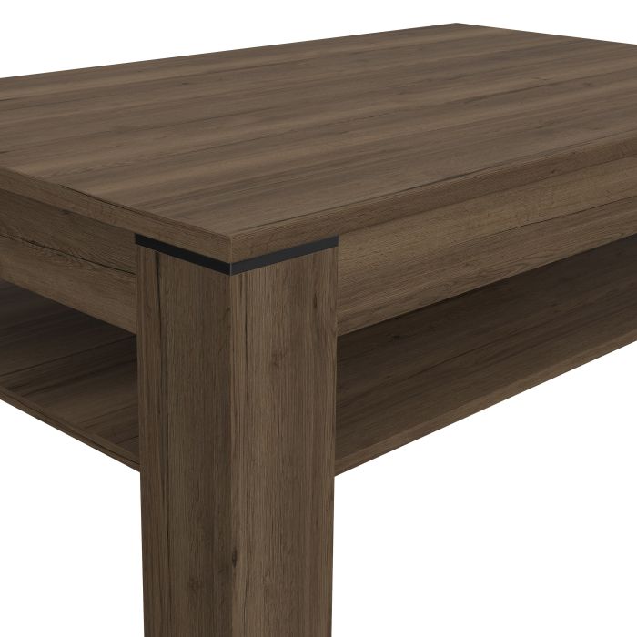 Corona Extending Dining 160-207cm Table in Tabak Oak - NIXO Furniture.com