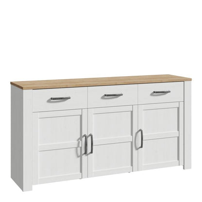 Bohol 3 Door 3 Drawer Sideboard in Riviera - NIXO Furniture.com