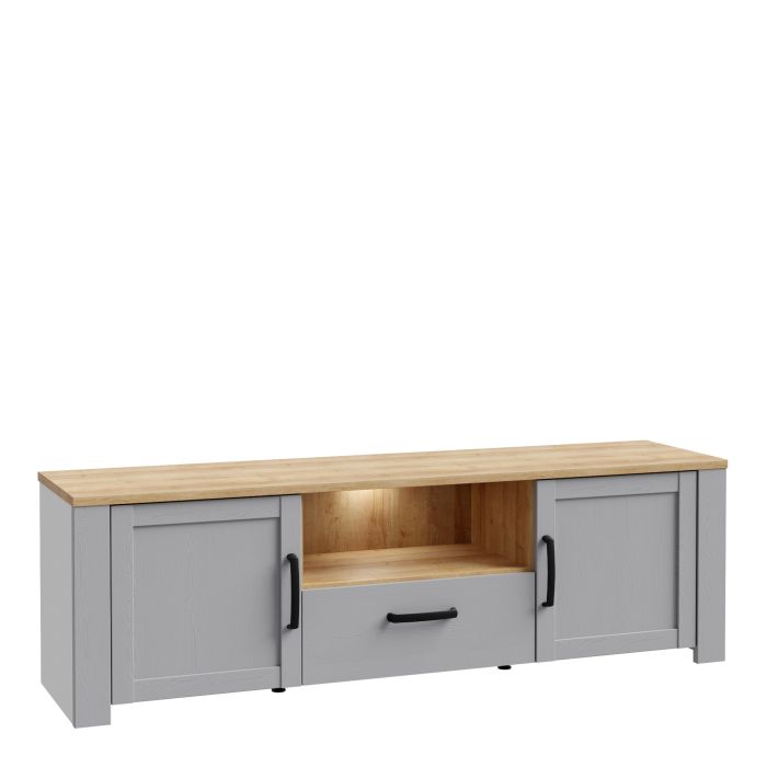 Bohol 2 Door 1 Drawer TV Unit in Riviera - NIXO Furniture.com