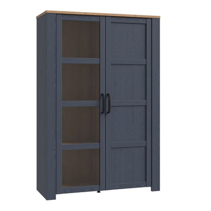 Bohol 2 Door Display Cabinet in Riviera - NIXO Furniture.com