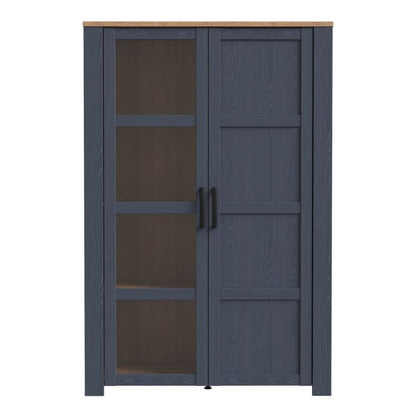 Bohol 2 Door Display Cabinet in Riviera - NIXO Furniture.com