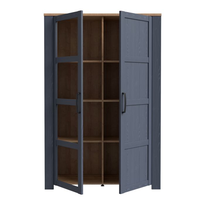 Bohol 2 Door Display Cabinet in Riviera - NIXO Furniture.com