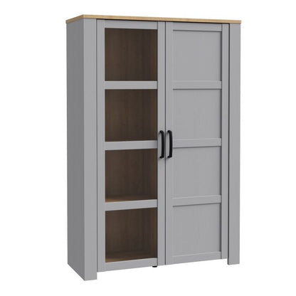 Bohol 2 Door Display Cabinet in Riviera - NIXO Furniture.com