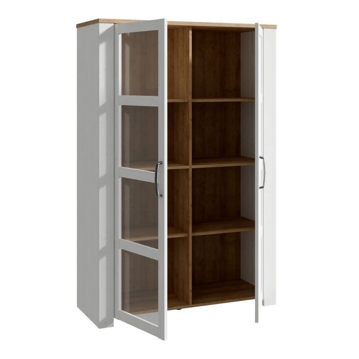 Bohol 2 Door Display Cabinet in Riviera - NIXO Furniture.com