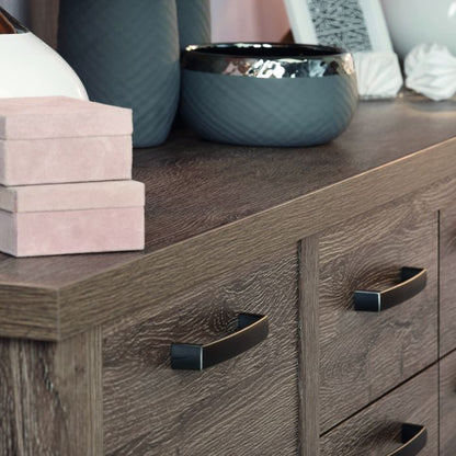 Corona 4 Door 2 Drawer Sideboard in Tabak Oak - NIXO Furniture.com