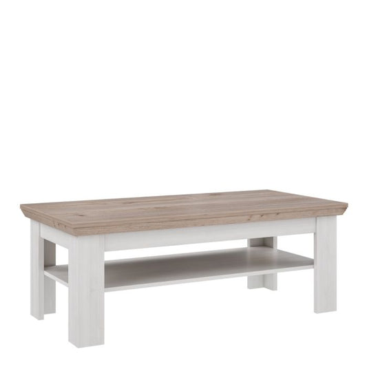 Illopa Coffee Table in Oak Nelson/Snowy Oak - NIXO Furniture.com