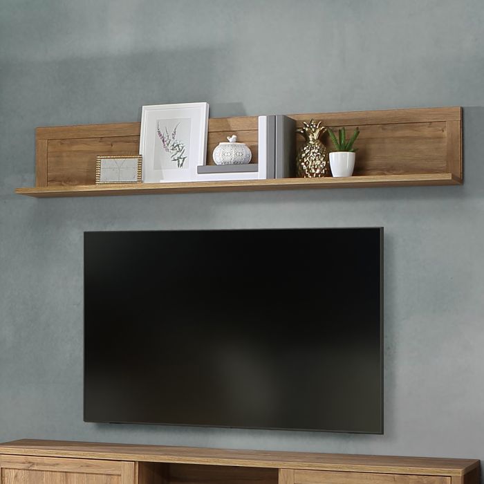 Malte Brun Wall Shelf in Waterford Oak - NIXO Furniture.com