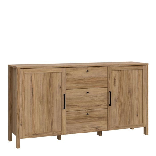 Malte Brun Sideboard with 3 Drawers and 2 Doors in Waterford Oak - NIXO Furniture.com