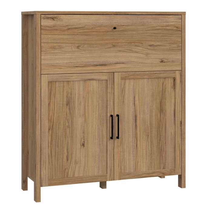 Malte Brun Bar Chest in Waterford Oak - NIXO Furniture.com