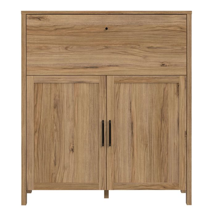 Malte Brun Bar Chest in Waterford Oak - NIXO Furniture.com